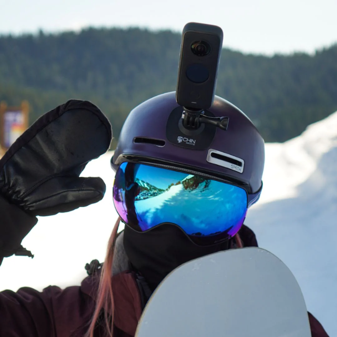 Universal Ski Snowboard Camera Mount - For GoPro, Insta360, DJI, & more - Image 3